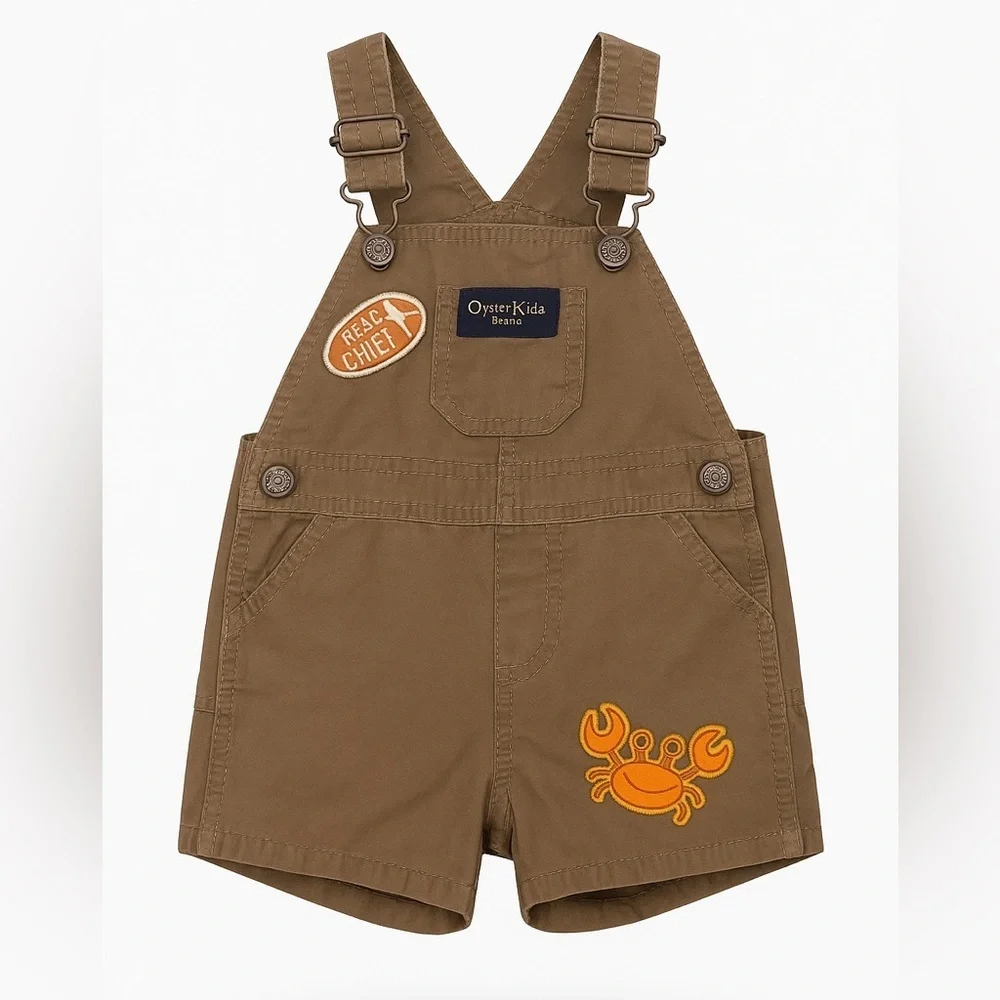 🦀 OshKosh B’gosh Baby Overalls – Size 6 Months 🧡